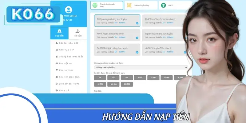 Hướng dẫn các bước nạp tiền dễ hiểu Hướng dẫn các bước nạp tiền dễ hiểu